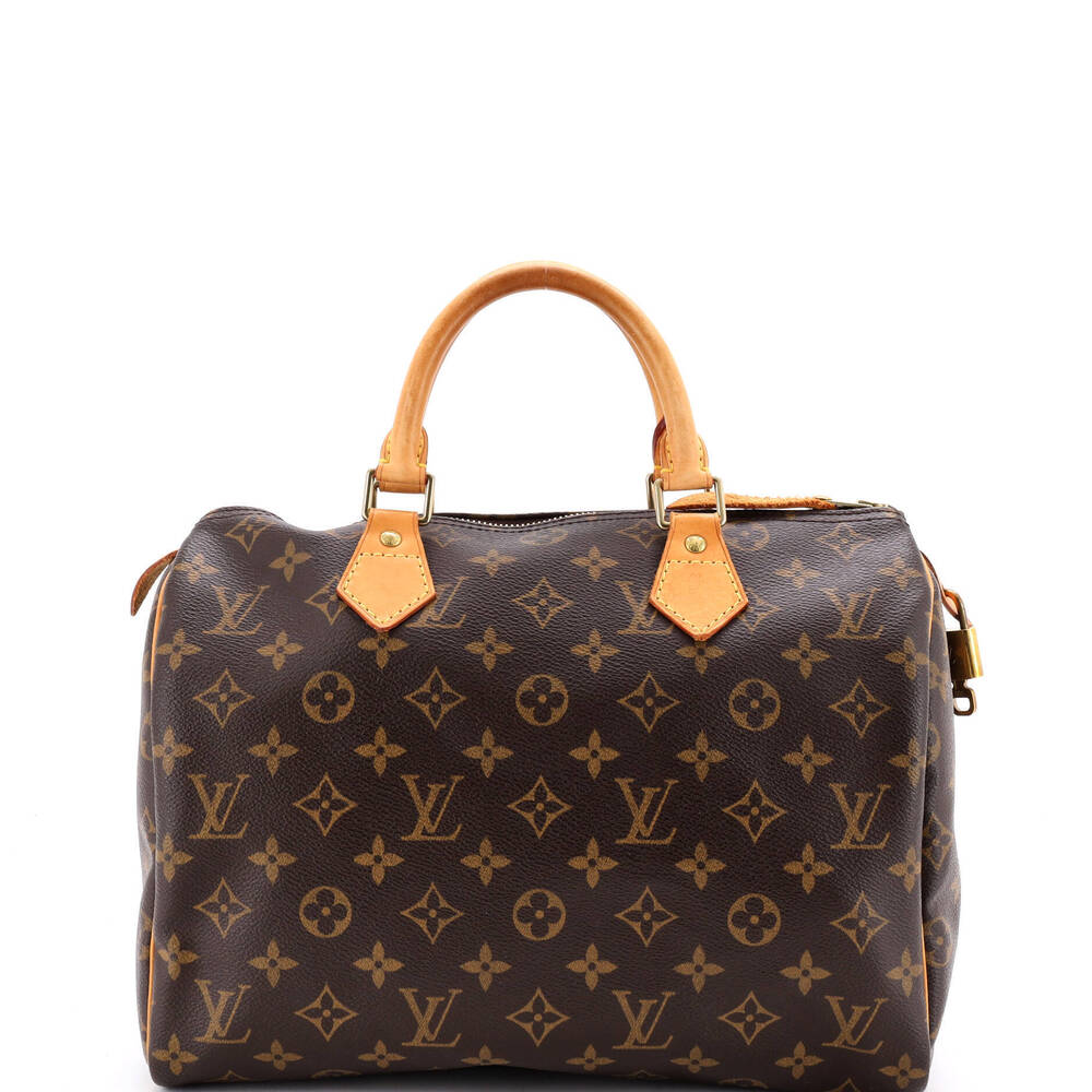 Louis Vuitton 30 Speedy Handbag Monogram Canvas